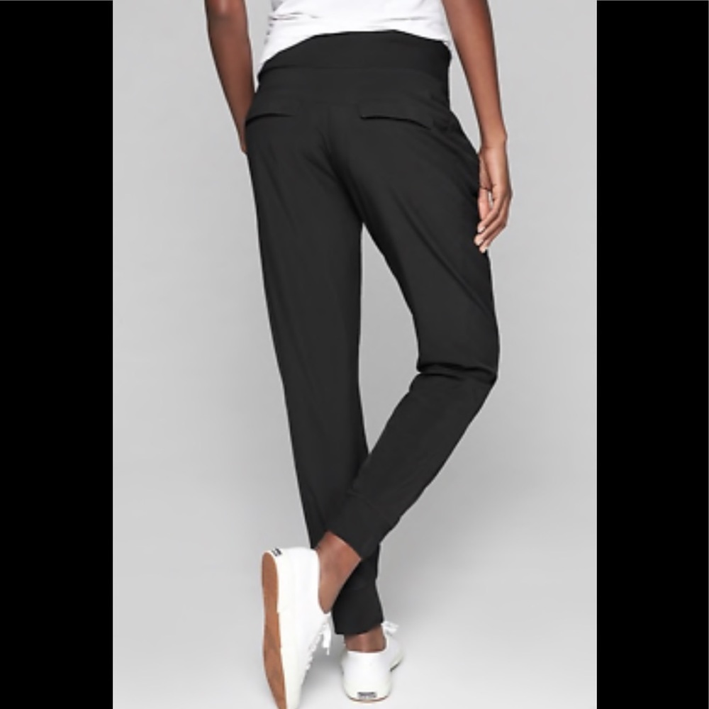 Athleta Blue Track Pants 14 tall - Picture 5 of 7